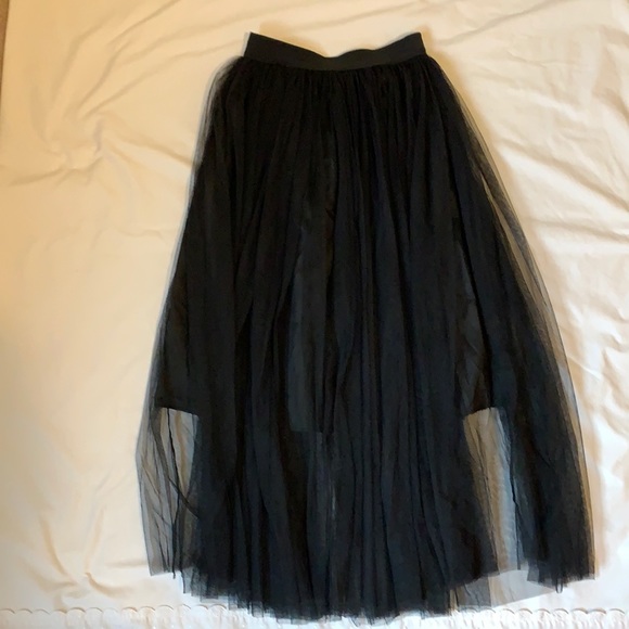 Long Tulle Skirt